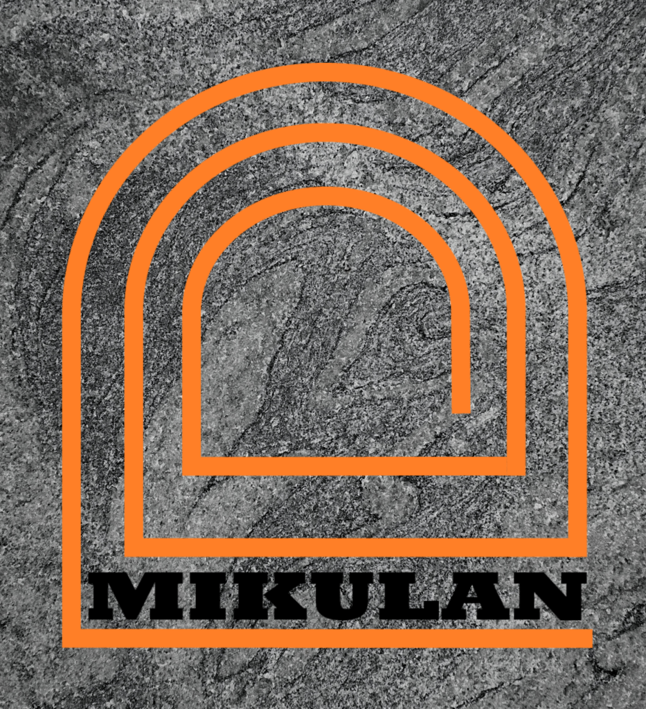 Logo Mikulan over rock - Mining